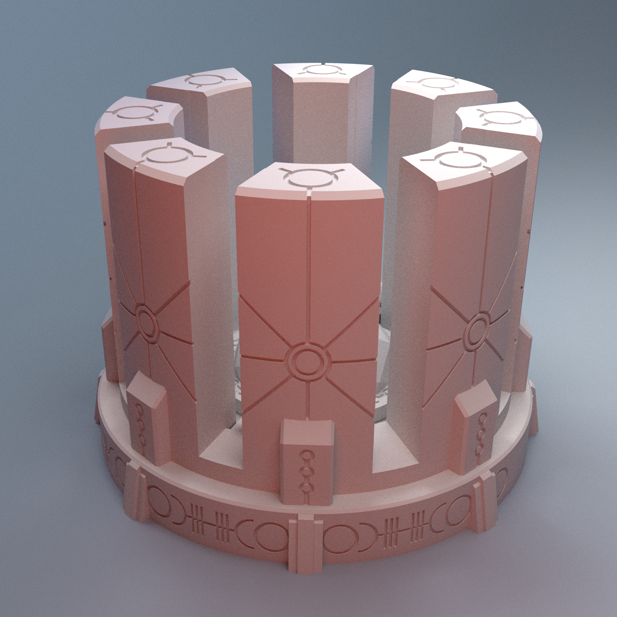 Scifi Grimdark NekroWorld Power Generator